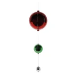 Alpine Corporation 3-Tier Hanging Christmas Ornaments with Chasing LED Lights, Indoor/Outdoor thumbnail 1