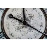 3R Studios Distressed Mint Green Wood Wall Clock - 29-inch French Country Style Oversized Analog Clock thumbnail 3