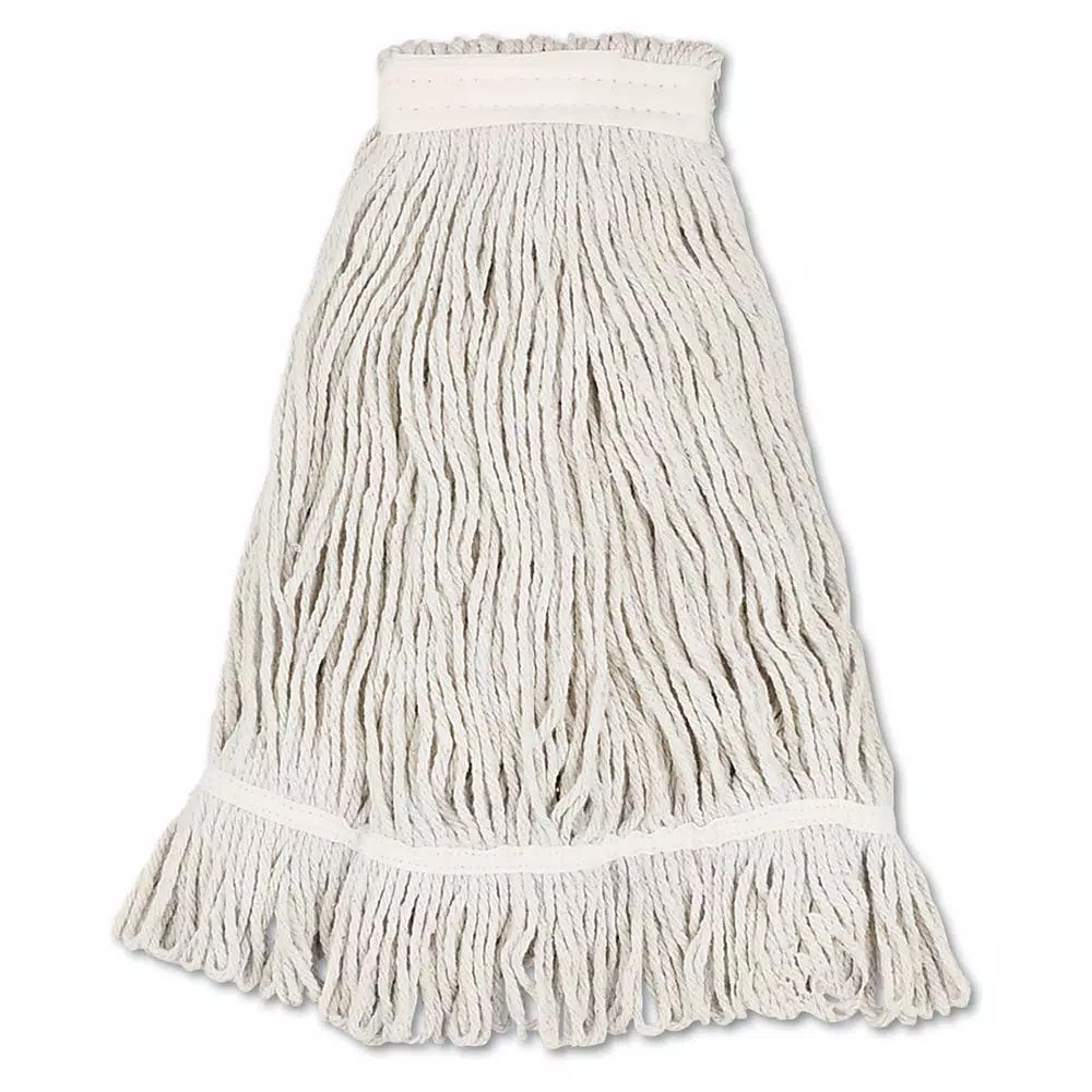 Boardwalk No. 32 Cotton Loop Web/Tailband Wet Mop Head, White (12-Pack)