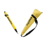 AdirPro 1.28 in. Mini Stakeout Prism Pole, Fluorescent Yellow thumbnail 1