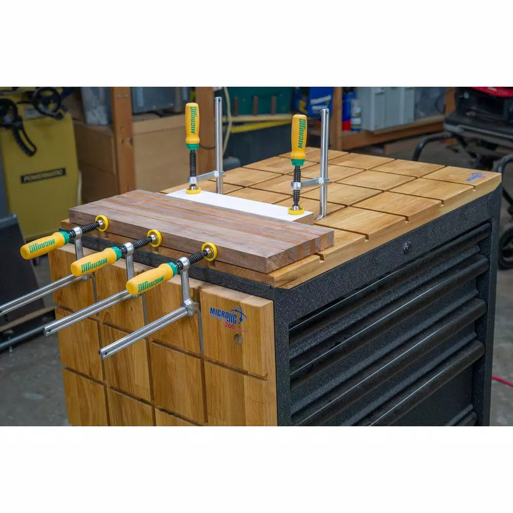 MICROJIG MATCHFIT Dovetail Clamps (2-Pack) for 1/2 in. 14° Dovetail Joints