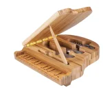 Legacy Picnic Time Piano Cheese Board and Tools Set - Bamboo Baby Grand Piano Design thumbnail 4