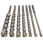 Kateya 7-Piece Carbide Tipped SDS MAX Masonry Drill Bit Set for Concrete, Brick, and Stone thumbnail 3
