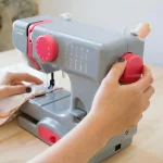 Janome Compact 10-Stitch Sewing Machine - Portable Graceful Grey thumbnail 5