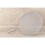 ExcelSteel 13 in. Stainless Steel Fine Mesh Splatter Screen with Solid Stay-Cool Handle thumbnail 6