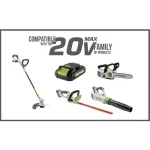 PowerSmith PHT120 20V Cordless Hedge Trimmer with 18 in. Blade, 2.0 Ah Battery and Charger thumbnail 5