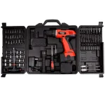 Stalwart 18V Cordless 3/8 in. Drill/Driver Set with 78-Piece Accessory Kit and Carrying Case thumbnail 3