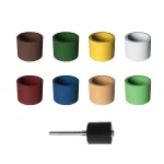 Dedeco Sunburst 9-Piece Polishing Pin Set, 1/2 in. x 1/2 in. Cylinder Thermoplastic Sanding Bands thumbnail 1