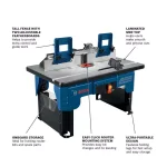Bosch 1617EVS 2.25 HP 12 Amp Fixed-Base Router with RA1141 Benchtop Router Table Bundle thumbnail 7