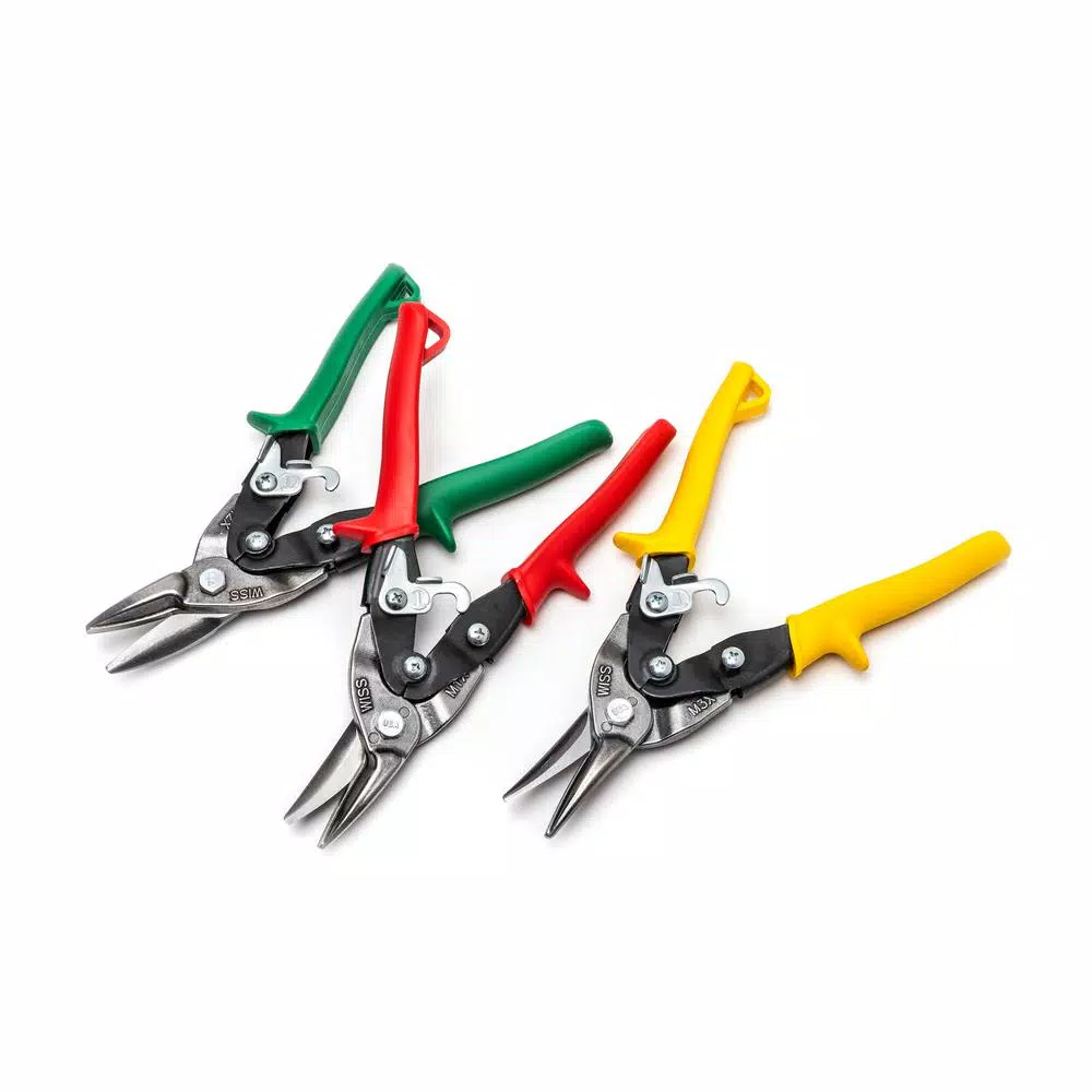 Wiss Crescent Wiss Next Generation Straight-Cut Aviation Snips, 3-Pack