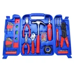 Best Value 100-Piece Home Tool Kit Set with Hammer, Pliers, Screwdrivers and Blow Mold Case thumbnail 1