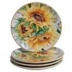 Certified International Sunflower Fields 16-Piece Earthenware Dinnerware Set, Service for 4 thumbnail 3