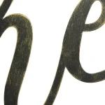 Stratton Home Decor Black Gather Script Metal Wall Decor thumbnail 4
