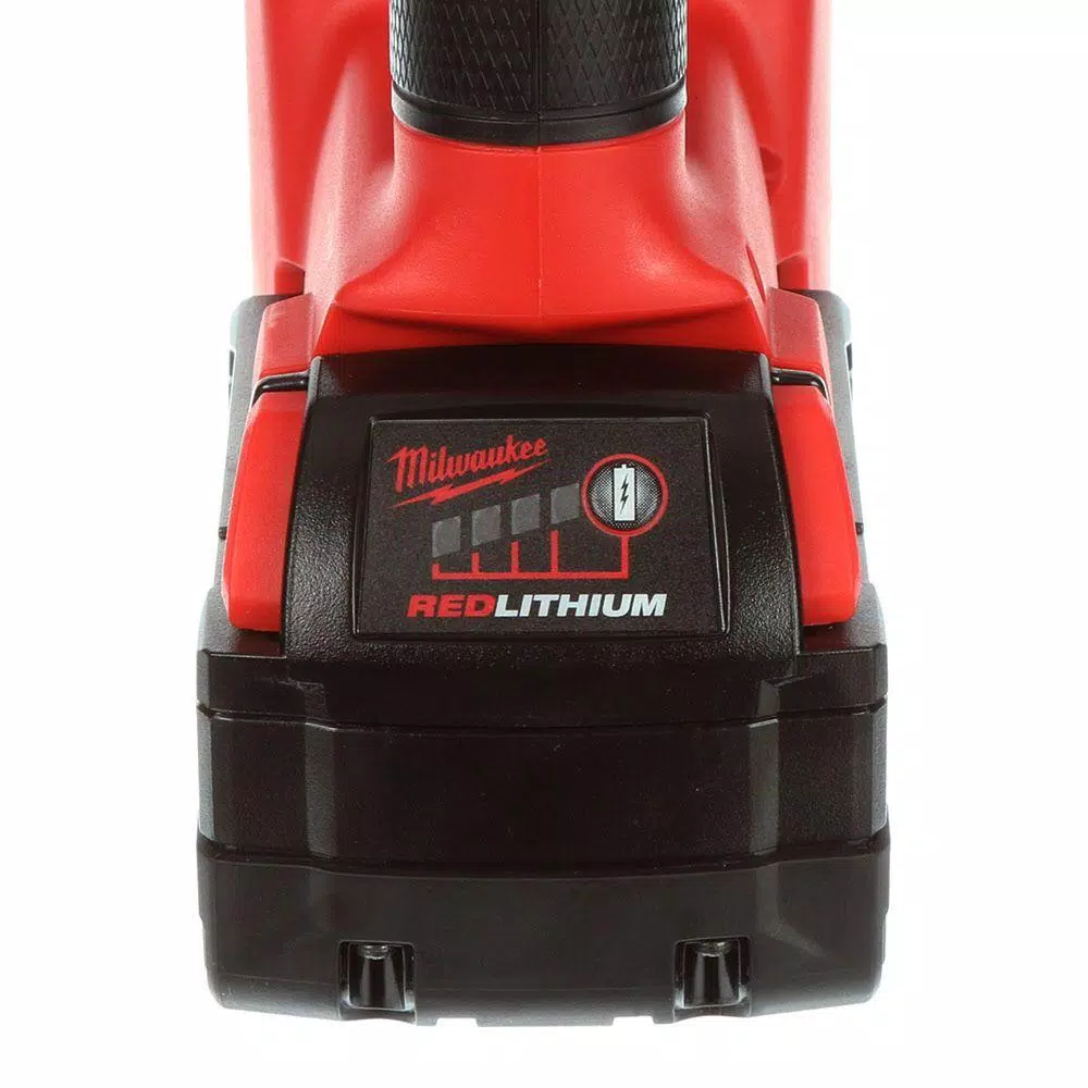 Milwaukee M18 FUEL 1 in. SDS-Plus Cordless Rotary Hammer Kit with Two 5.0 Ah Batteries and Charger