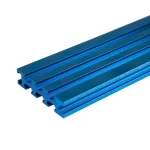 POWERTEC 24 in. Aluminum Multi T-Track Fence for Woodworking Jigs and Fixtures thumbnail 2