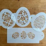 Designer Stencils Ornamental Egg Cookie Stencil Bundle - 4 Decorative Patterns thumbnail 3