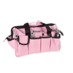 Stalwart 123-Piece Heat Treated Pink Tool Set with 600D Oxford Cloth Carrying Bag thumbnail 3