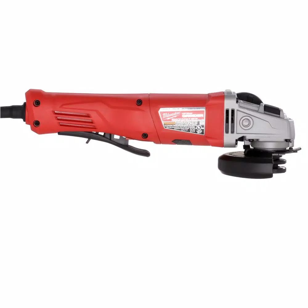 Milwaukee 11 Amp 4-1/2 in. Corded Small Angle Grinder, Paddle Switch, No-Lock