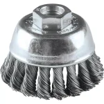 Makita 2-3/4 in. Stainless Steel Knot Wire Cup Brush for Angle Grinders thumbnail 1