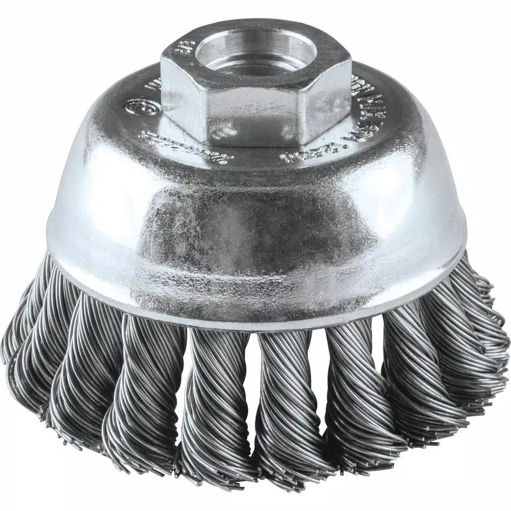 Makita 2-3/4 in. Stainless Steel Knot Wire Cup Brush for Angle Grinders