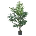 Nearly Natural 5 ft. Kentia Palm Silk Tree - Artificial Green Tropical Plant thumbnail 1