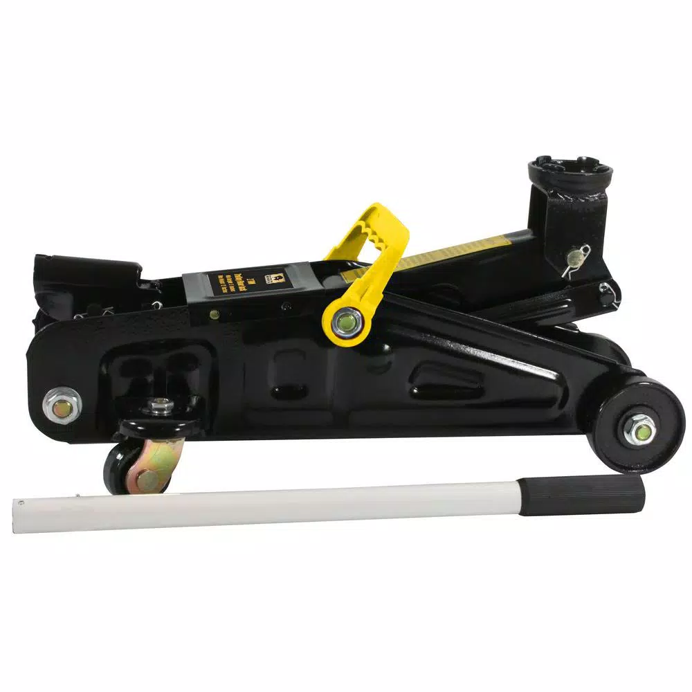 Black Bull 2-Ton Trolley Floor Jack, 4000 lb Capacity, 5-12 in. Lift Range