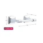 Delta Portwood 4-Piece Polished Chrome Bath Accessory Set with 24 in. Towel Bar thumbnail 7