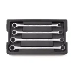 GearWrench XL GearBox Double Box Ratcheting Wrench Set, 4-Piece SAE thumbnail 2
