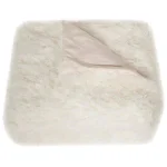 Safavieh Cuddle Snow White Faux Fur Acrylic Plush Throw Blanket, 50 x 60 in. thumbnail 2