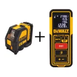 DEWALT 12V MAX Lithium-Ion Green Cross-Line Laser Level with 100 ft. Laser Distance Measurer Bundle thumbnail 11