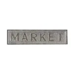 LITTON LANE MARKET Iron Decorative Wall Sign - Rustic Farmhouse Style Decor thumbnail 5
