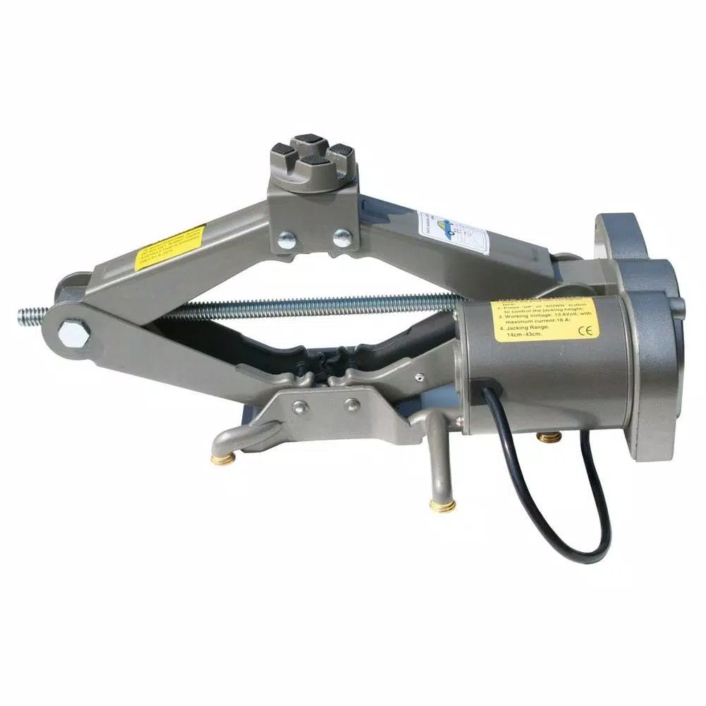 Black Bull 12V Automatic Electric Car Jack, 2000 lb. Capacity