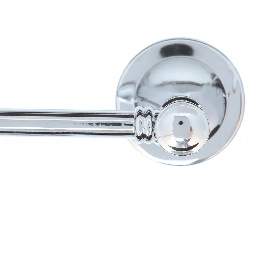 Delta Silverton 3-Piece Chrome Bath Hardware Set with Towel Ring, Toilet Paper Holder, and 24 in. Towel Bar
