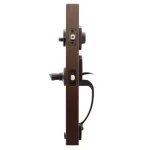 Copper Creek Heritage Tuscan Bronze Door Handleset with Waverlie Lever Trim thumbnail 3