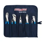 Channellock 5-Piece Plier Set with Tool Roll - Tongue and Groove, Long Nose, Diagonal and Crimper Pliers thumbnail 3