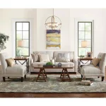 Safavieh Golden Cream Solid Down Alternative 20 in. x 20 in. Square Throw Pillow thumbnail 10