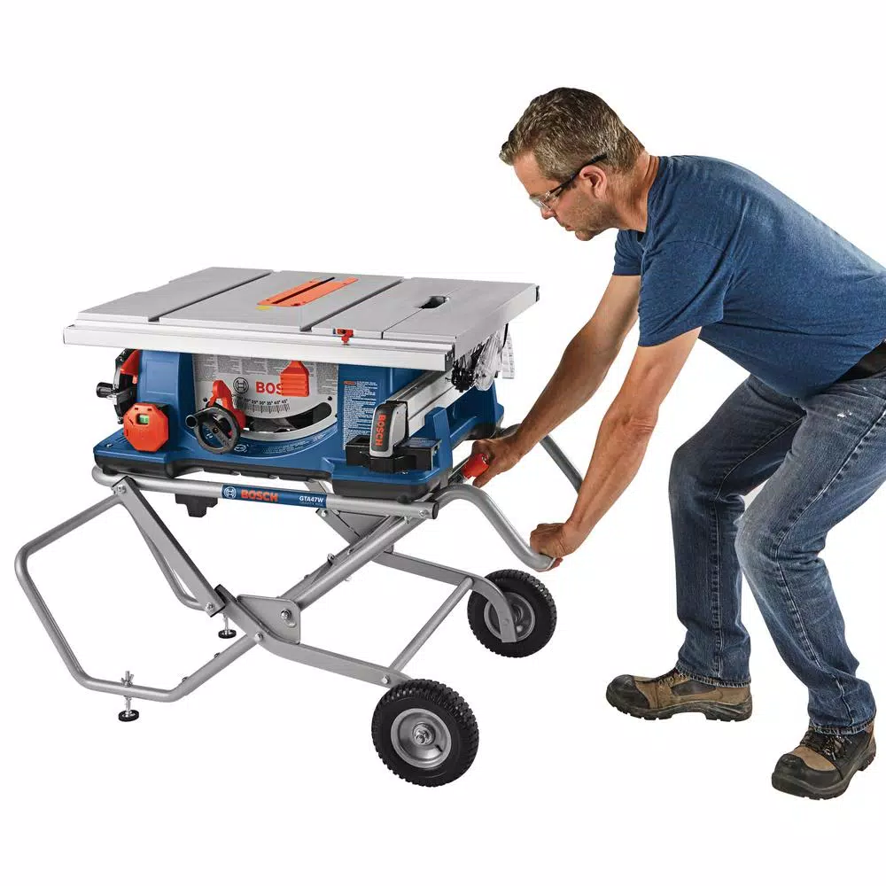 Bosch 4100XC-10 10 in. Worksite Table Saw with Gravity-Rise Wheeled Stand