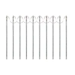 Alpine Corporation Hanging Icicle Lights, Chasing Warm White LED, 540 Count thumbnail 1