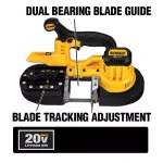 DEWALT DCS371B 20V MAX Cordless Band Saw Kit with 3.0 Ah Battery thumbnail 2