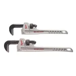 Milwaukee 14 in. and 18 in. Aluminum Pipe Wrench Set (2-Piece) thumbnail 1