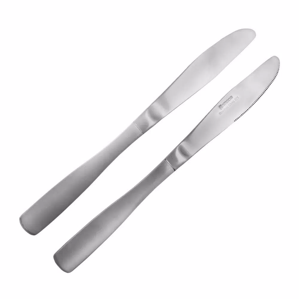 Gibson Home Classic Profile 36-Piece Stainless Steel Dinner Knife Set, Silver