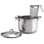 Tramontina Gourmet Prima 16 Qt. Stainless Steel Stock Pot Set with Lid and 4-Piece Pasta Inserts thumbnail 3