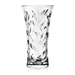 Lorren Home Trends Laurus Crystal Collection 11.5 in. Cut Crystal Flower Vase, Made in Italy thumbnail 1