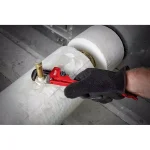 Milwaukee 6 in. Steel Pipe Wrench with Overbite Jaw Design thumbnail 3