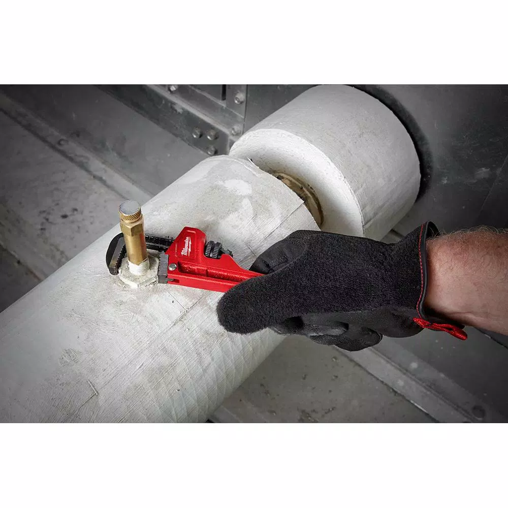 Milwaukee 6 in. Steel Pipe Wrench with Overbite Jaw Design