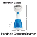 Hamilton Beach Handheld Garment Steamer, 1000W, White thumbnail 10