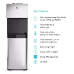 Avalon Self-Cleaning Bottom Loading Water Cooler Dispenser, Stainless Steel, 3 Temperatures thumbnail 5