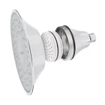 Brondell VivaSpring 6.5 in. Single Wall Mount Fixed Rain Shower Head with KDF Filtration, Chrome thumbnail 4