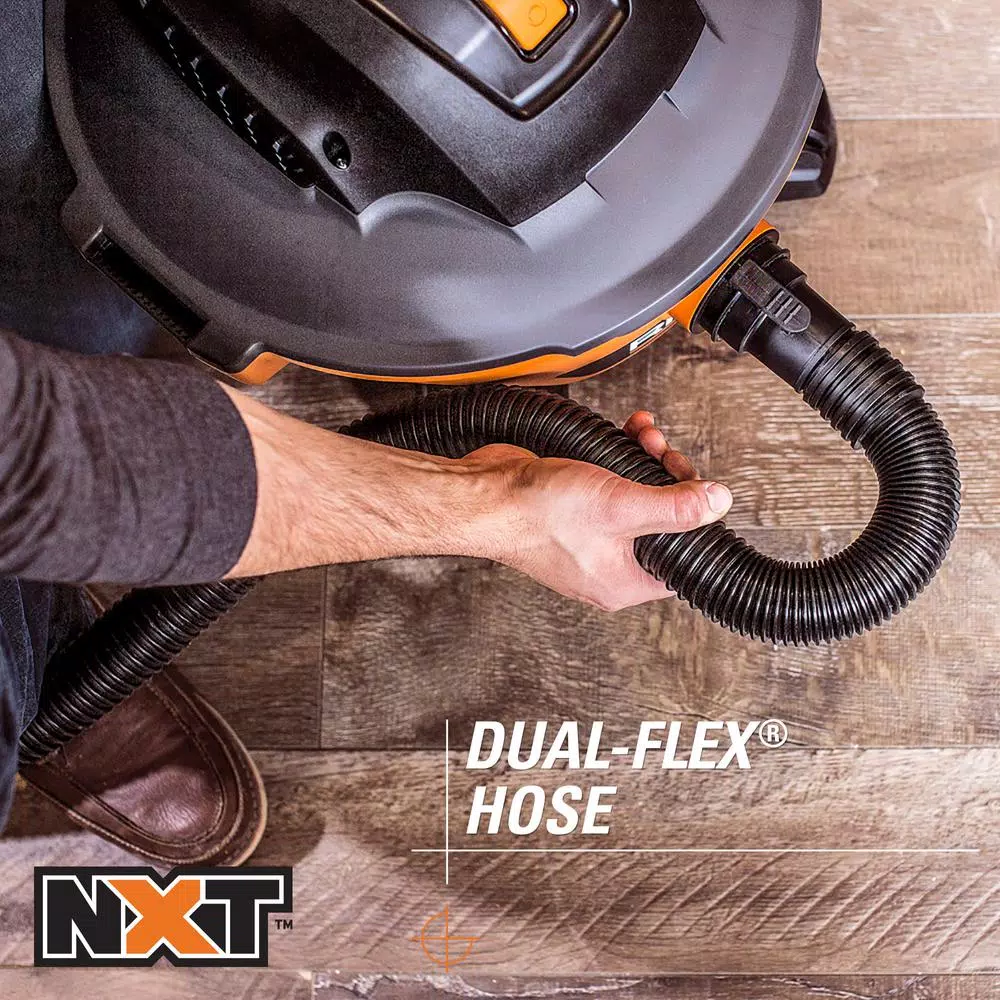 RIDGID 6 Gal. 3.5 Peak HP NXT Wet/Dry Shop Vacuum with Dual-Flex Hose and Accessories