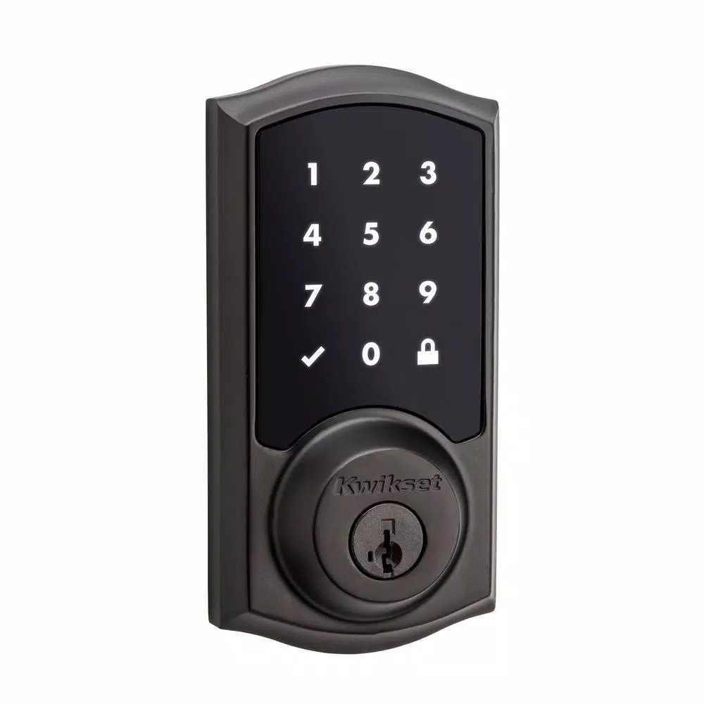 Kwikset SmartCode 916 Z-Wave Smart Deadbolt with SmartKey Security, Venetian Bronze